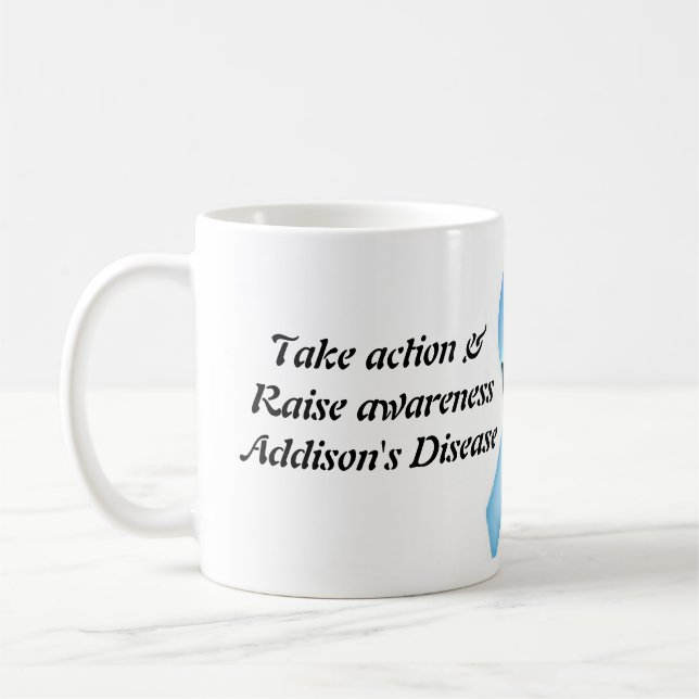 Raise awareness coffee mug (Left)