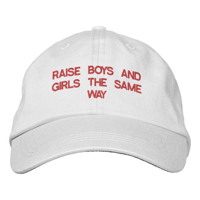 RAISE BOYS AND GIRLS THE SAME CAP (Front)