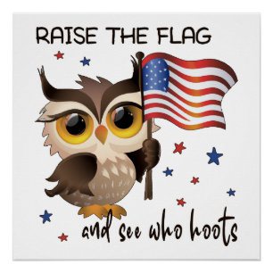 Raise the flag poster