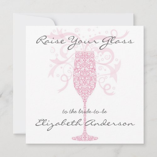 Raise Your Glass Invitation