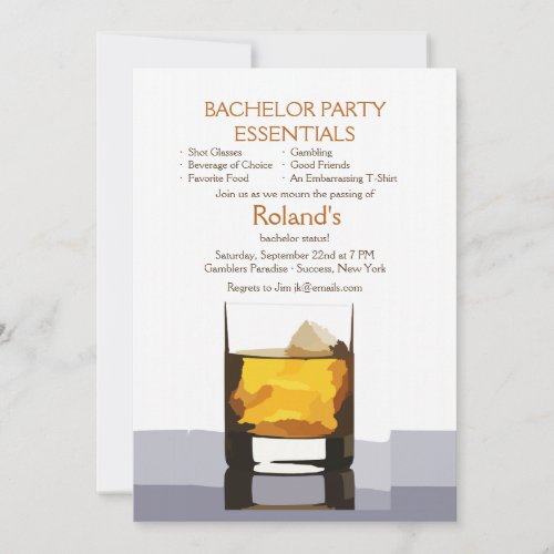 Raise Your Glass Invitation