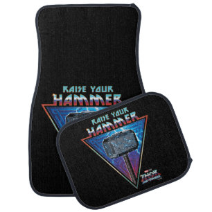 Raise Your Hammer - Mjölnir Graphic Car Floor Mat
