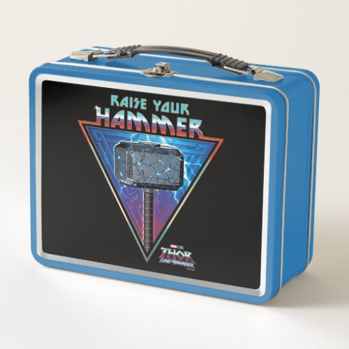 Raise Your Hammer _ Mjlnir Graphic Metal Lunch Box