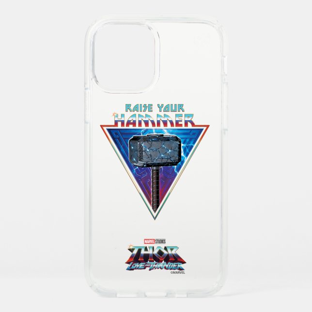 Raise Your Hammer - Mjölnir Graphic Speck iPhone 12 Case (Front)