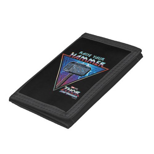 Raise Your Hammer _ Mjlnir Graphic Trifold Wallet