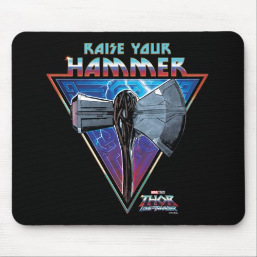 Raise Your Hammer _ Stormbreaker Graphic Mouse Pad