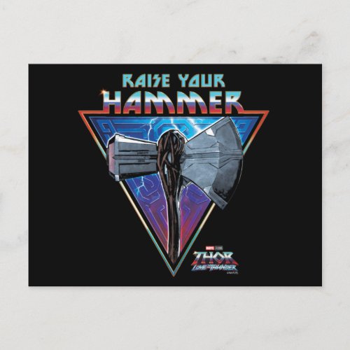 Raise Your Hammer _ Stormbreaker Graphic Postcard