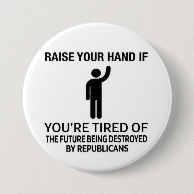 raise your hand button (Front)
