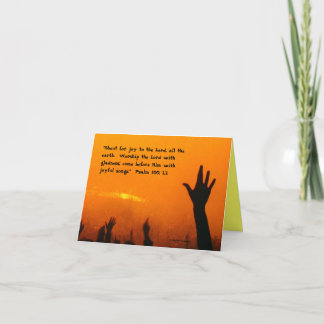 Raise Your Hands Note Cards