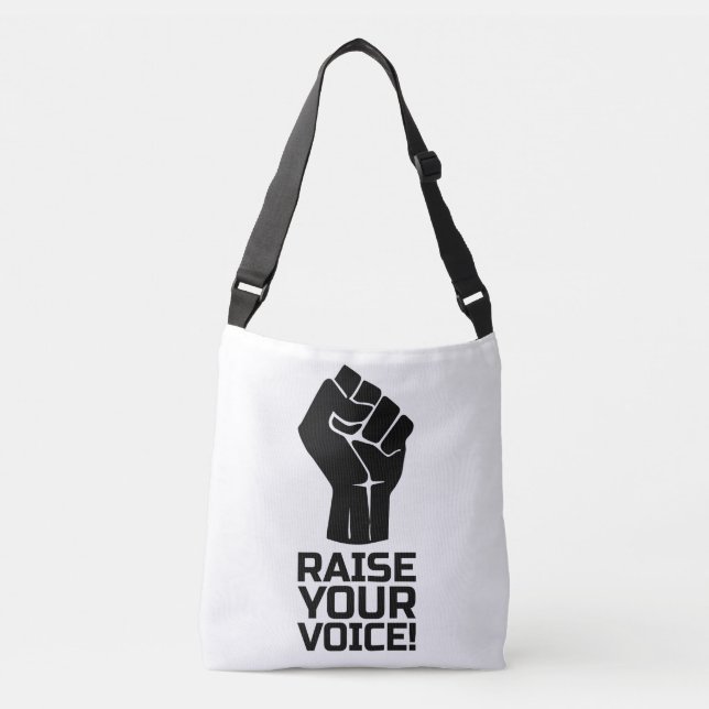 Raise Your Voice 1 B Crossbody Bag (Front)