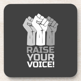 Raise Your Voice 3 Beverage Coaster