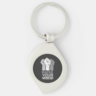 Raise Your Voice 3 Keychain