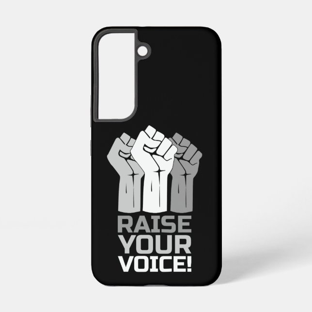 Raise Your Voice 3 W Samsung Galaxy Case (Back)