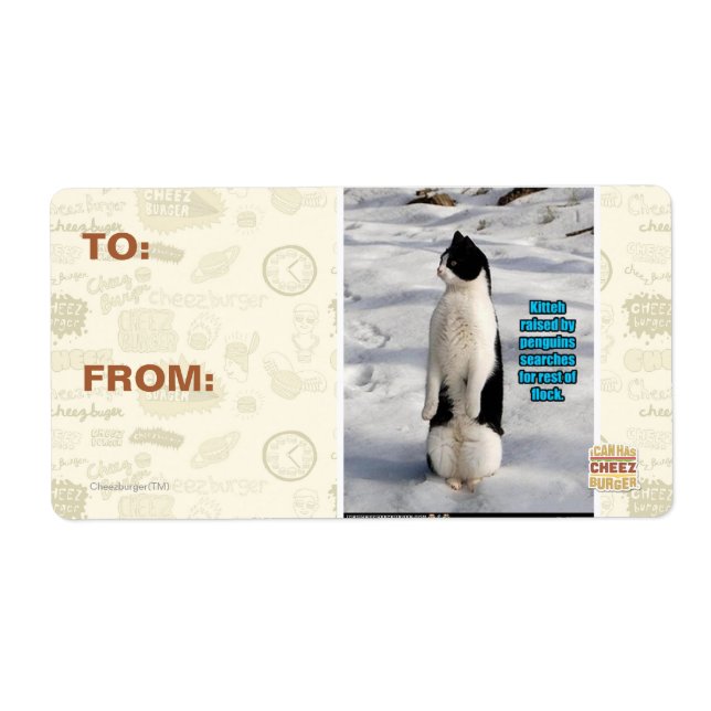Raised by Penguins Label (Front)