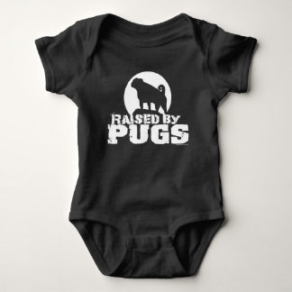 RAISED By PUGS  Baby Bodysuit