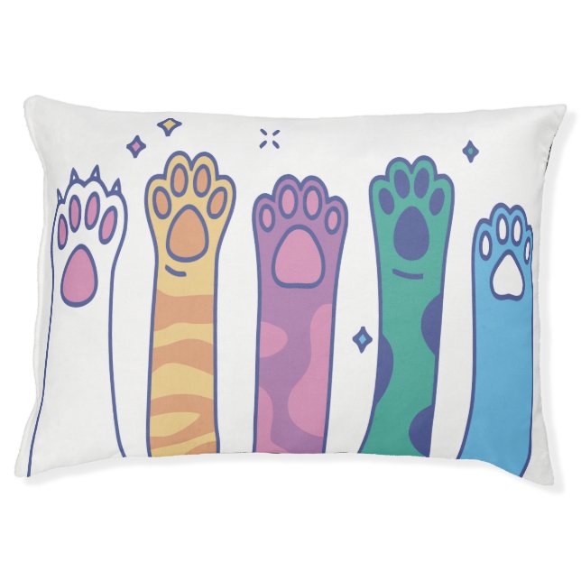 Raised Cat Paws Pet Bed (Front)