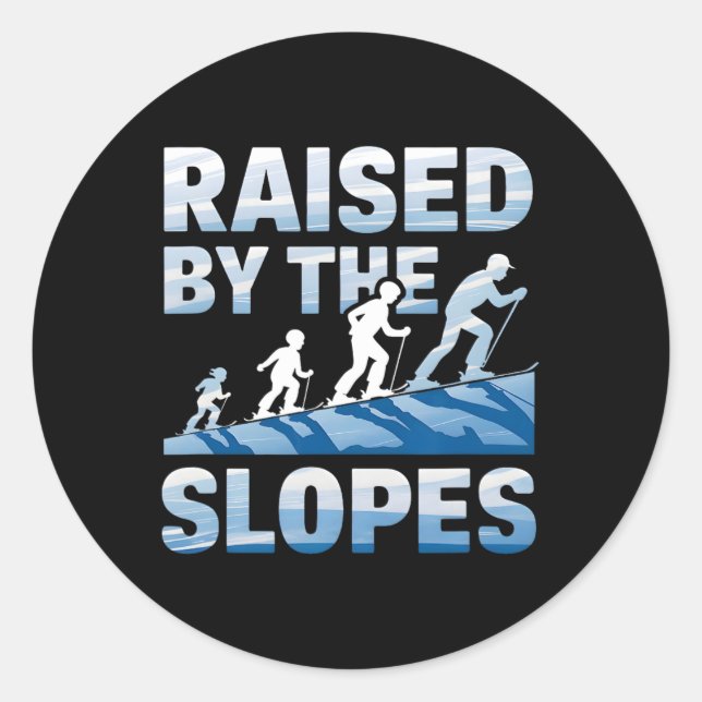 Raised  classic round sticker (Front)