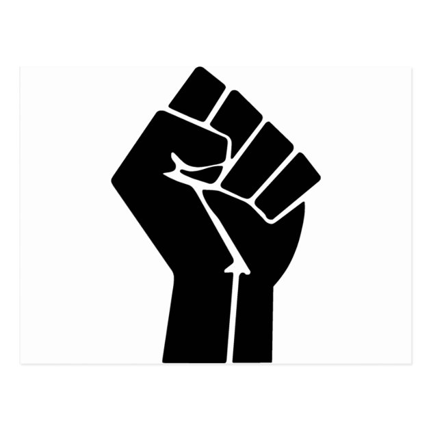 Raised Fist Black Power Symbol Postcard Zazzle Com   Raised Fist Black Power Symbol Postcard R94a355f85a6044e09f6f447bd7ea1a81 Vgbaq 8byvr 630 