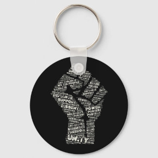 Raised Fist Keychain