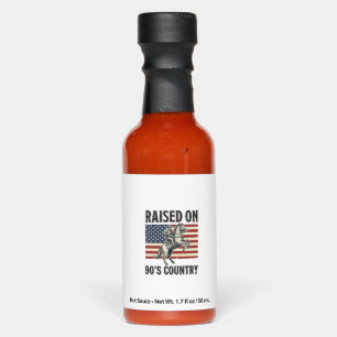 Raised On 90s Country Cowboy Western Shirt Design_ Hot Sauces