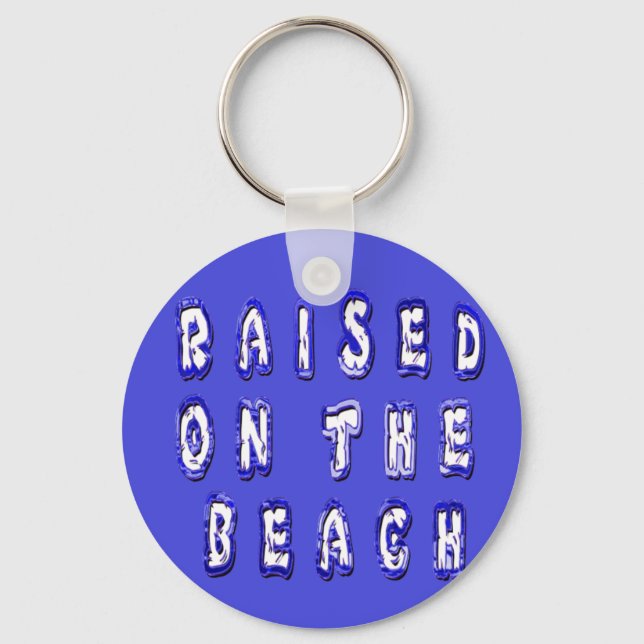  Raised on the Beach: A Nautical Design Keychain (Front)