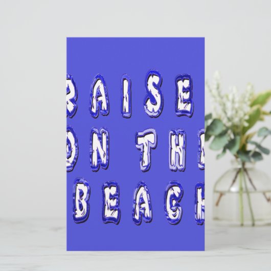 Raised on the beach: Serene Beach Life Memories (Standing Front)