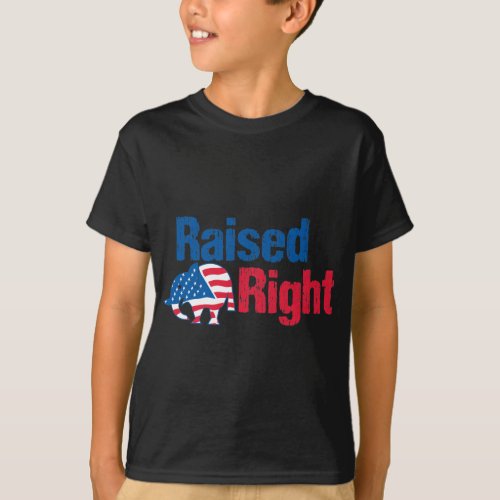 Raised Right _ Republican T_Shirt