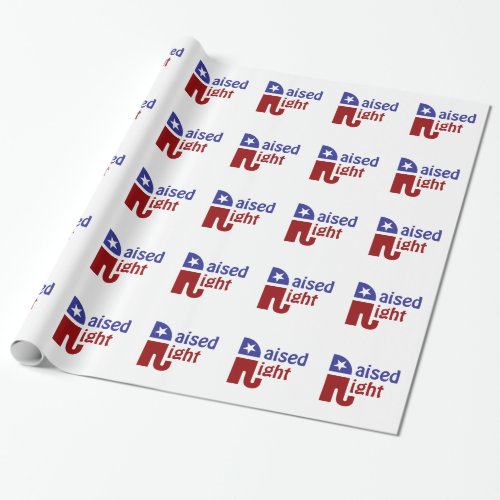 Raised Right Wrapping Paper