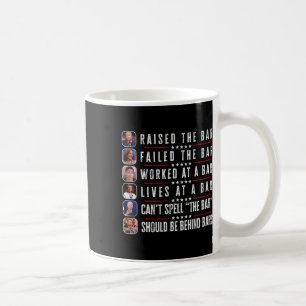 Raised The Bar Harris Failed Funny Trump Politicia Coffee Mug