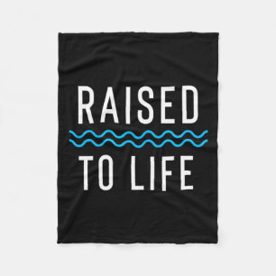 Raised To Life New Christian Baptism 1 _1 Fleece Blanket