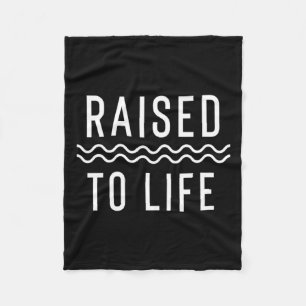 Raised To Life New Christian Baptism _1 Fleece Blanket