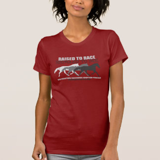 Raised To Race Recycled To Ride Standardbred T-Shirt