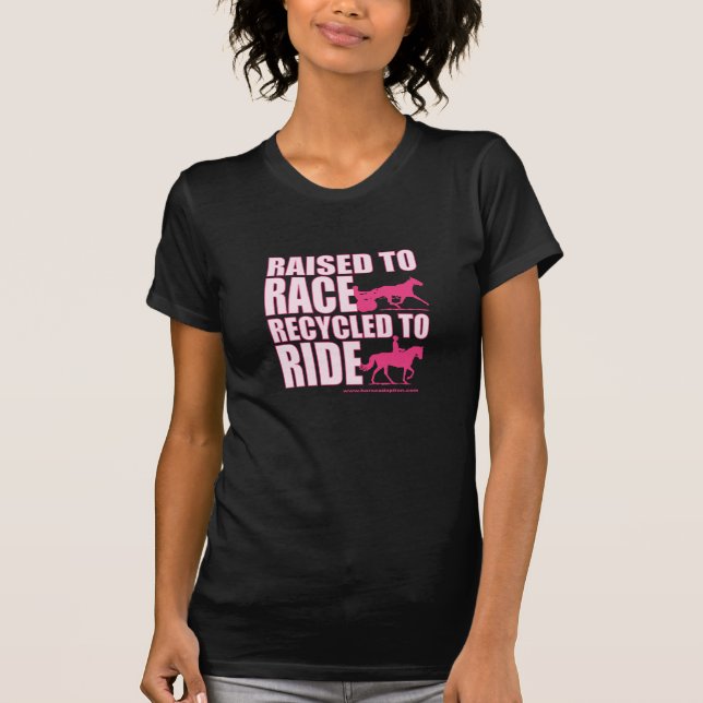 Raised to Race Recycled to Ride T-Shirt (Front)