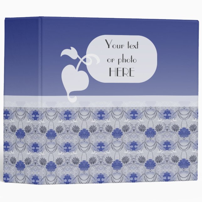 Raiselin binder - blueberry (Front/Spine)