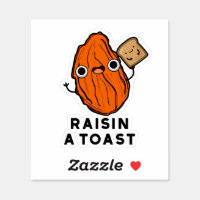 Funny food stickers, Zazzle