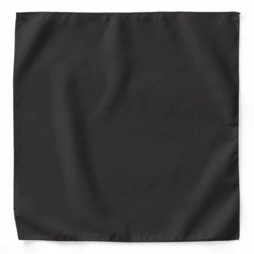 Raisin Black Solid Color Bandana