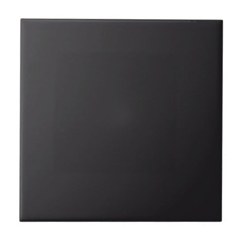 Raisin Black Solid Color Ceramic Tile