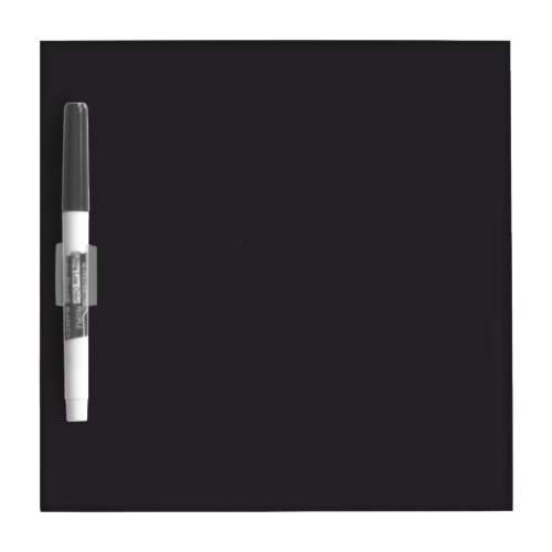 Raisin Black Solid Color Dry Erase Board