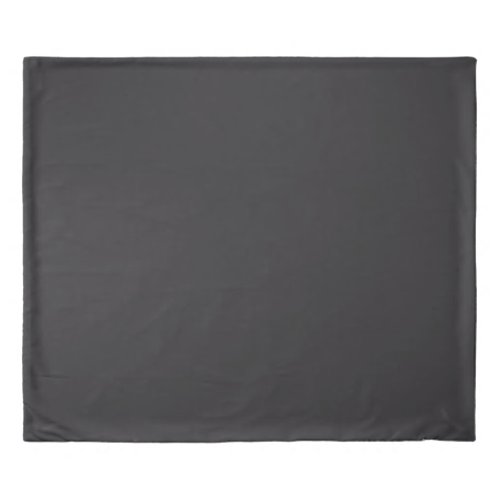 Raisin Black Solid Color Duvet Cover