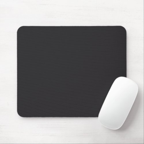 Raisin Black Solid Color Mouse Pad