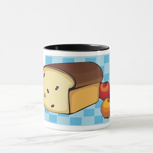 Raisin Bread Loaf and Red Apples Mug (Creator Uploaded)