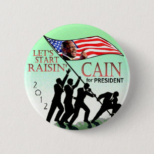 Raisin' Cain 2012 Pinback Button