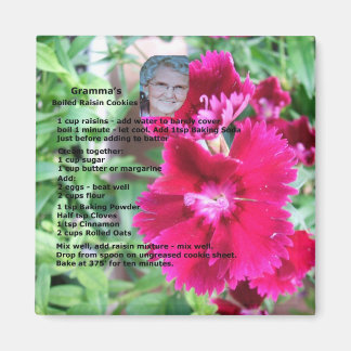 Raisin Cookie Recipe Magnet