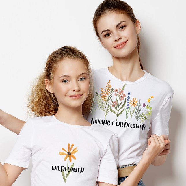 Raising a Wildflower Mom New Mama Mini Mothers Day T-Shirt (Creator Uploaded)