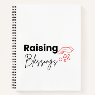 Raising Blessings Christian Mom Notebook