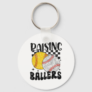 Raising Byllers Bysebyll Softbyll Mom Gift For Men Keychain