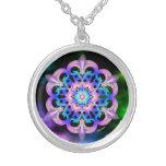 Raising Frequencies Silver Plated Necklace at Zazzle