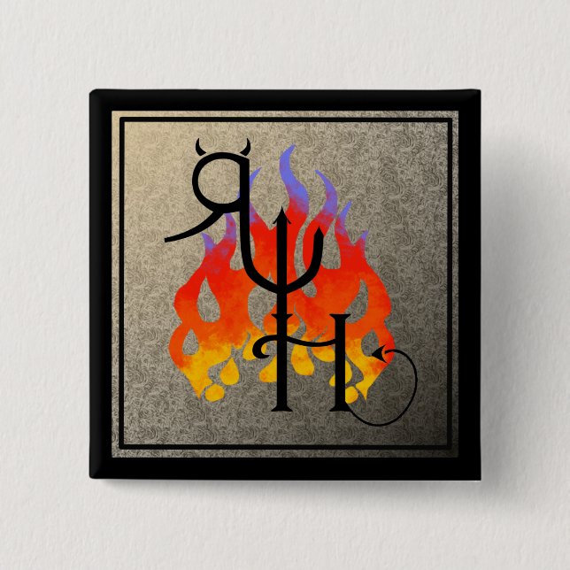 Raising Hell Button (Front)