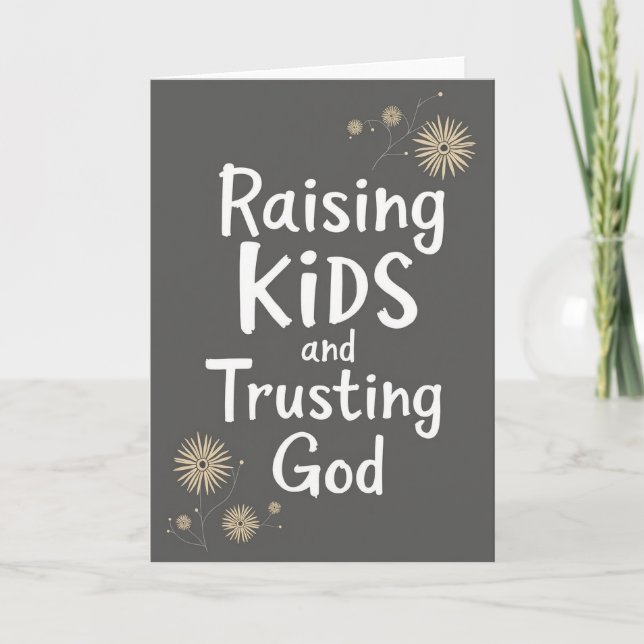 Raising Kids Floral Mothers Day Card (Front)