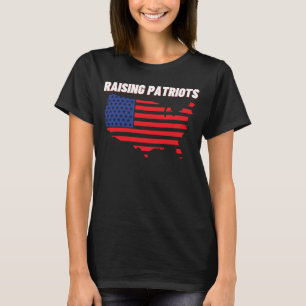 Raising Patriots USA American Flag T-Shirt